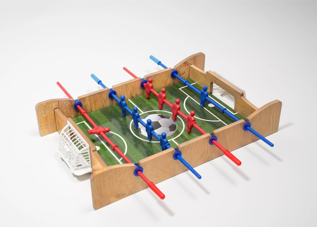 Ahşap Langırt Mini Masa Futbolu