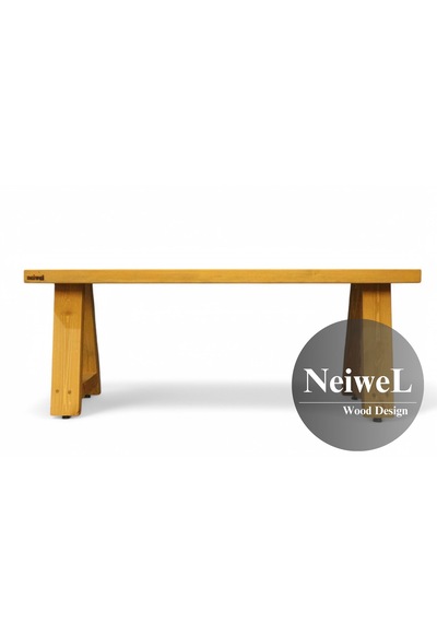 Neiwel Garden Nua Doğal Ahşap Bank Ahşap