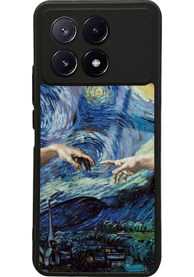 Xiaomi Poco X6 Pro El Ele Tasarımlı Glossy Telefon Kılıfı Çok Renkli
