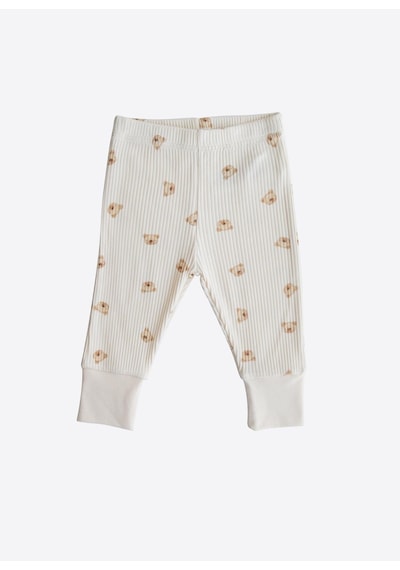 Organik Hector 2'li Pijama Takımı Natural Krem