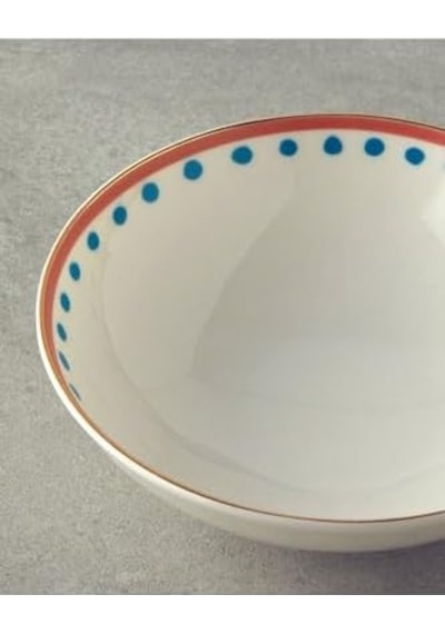 Orange Carny Porselen Kase 15 Cm Turuncu-mavi