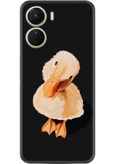 Vivo Y16 Kilif Silikon Desen Üzgün Ördek 1685 566401516