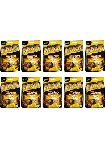 Ülker Metro Mini Çikolata 10 x 102 G
