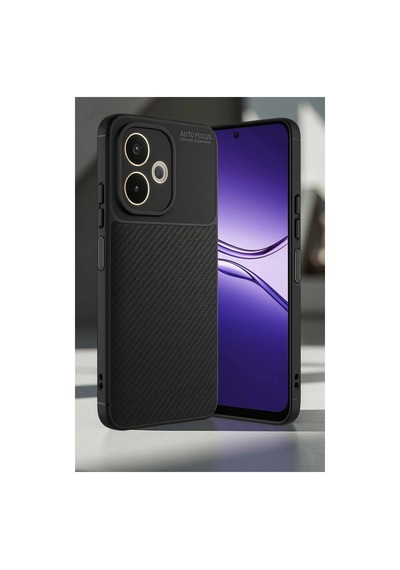 Oppo A5 Pro 4g Kılıf Auto Focus Karbon Kapak - Koyu Yeşil 0.2M-Çok Renkli