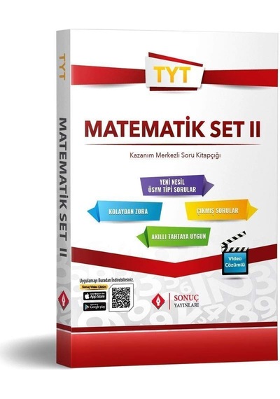 Sonuç Tyt Matematik Set Iı Kazanım Merkezli Soru Kitapçığı Yeni Kapak Değişebilir : Kazanım Odaklı Soru Kitapçığı - Yenilenmiş Baskı