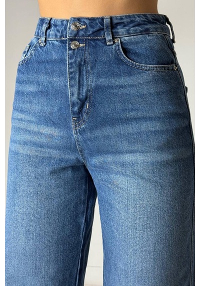 Lacarino 7850 Straıght Kadın Jean Pantolon Blue