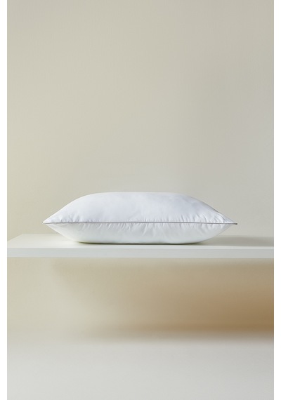 Ocean Home Textile Pamuklu Saten Biyeli Mikrojel Yastık 50 X 70 Cm Beyaz
