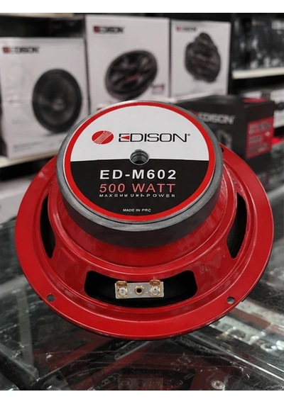 Edison Ed-602m 16 Cm Midrange Hoparlör Takımı 500w Max 120w Rms 4 Ohm Oto Kapı Hoparlörü 2 Adet