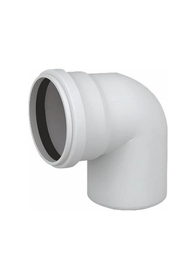 Mey İthalat Pvc Atık Su Borusu 87 Derece 50 Mm 10 Adet -