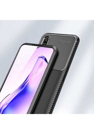 Oppo A31 Kılıf Zore Negro Silikon Kapak Siyah