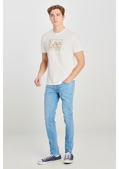 Lee Luke Slim Fit Dar Kesim Açık Mavi Pamuklu Esnek Jean Denim Pantolon