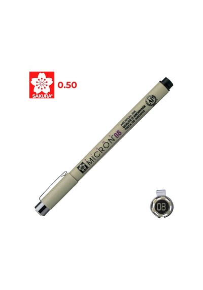 Sakura Pıgma Mıcron 08 0.5 Mm Siyah Xsdk08