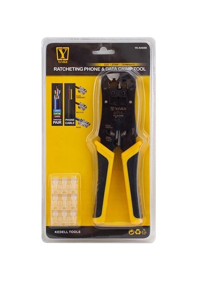 Yeskit Yk-n468b Rj11-rj12-rj22-rj45 Sıkma Pensesi Diğer