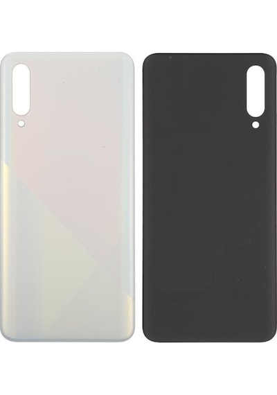 Samsung A30s Beyaz Uyumlu Arka Kapak Batarya Kapağı Pil Kapağı Beyaz