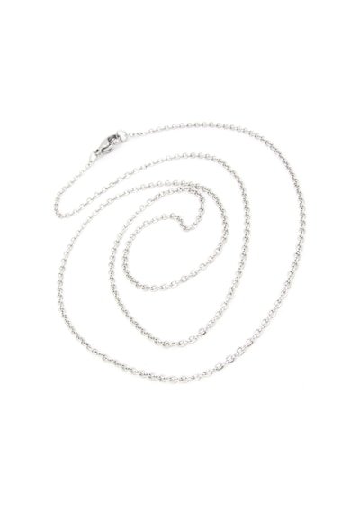 Takı Dükkanı İnce 316l Paslanmaz Unisex Çelik Kolye Zincir 1.6 MM Eck44 001