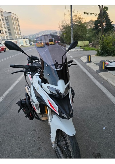 Motocam Benelli Trk 251 Ön Cam 2019-2023 Model 56cm Füme Renkli 4mm