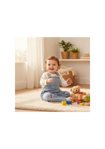 Altıntaş Baby Kiraz Nakışlı Örme Kot Kumaş Salopet T-shirt Mevsimlik 2li Set Mavi Kırmızı Mavi Kırmızı Altıntaş Baby Kiraz Nakışlı Örme Kot Kumaş Salopet T-shirt Mevsimlik 2li Set Mavi Kırmızı Mavi Kırmızı