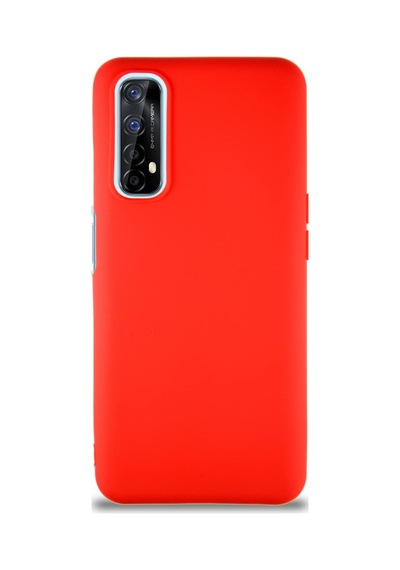 İletişim Realme 7 İle Uyumlu Kılıf Soft Premier Renkli Silikon Kapak - Kırmızı Sku: Zeusb0brqzn58f