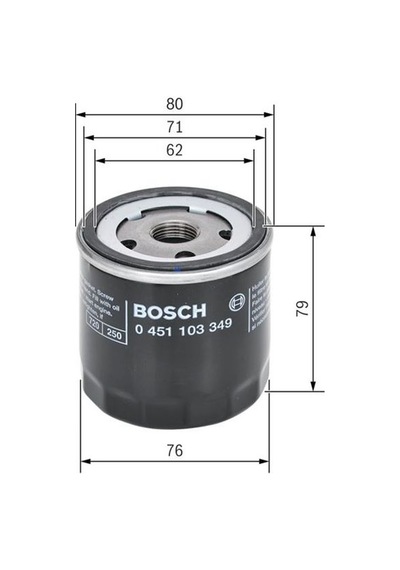 BOSCH F026407197 YAĞ FİLTRESİ