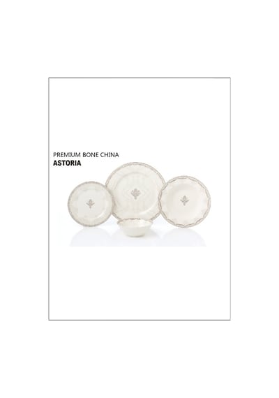 Pierre Cardin 60 Parça 12 Kişilik Yemek Takımı Astoria