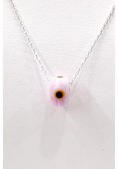 Omar Silver Kadın Nazar Boncuklu Doğal Taşlı Gümüş Kolye Omr8211 (513868092)