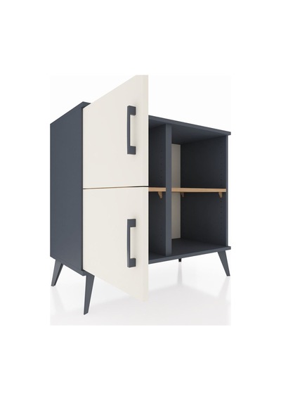 Hyperion Şifonyer 2 Raflı 2 Kapaklı 88x44x80 Antrasit-aytaşı/çam Aytaşı/çam Hyperion Şifonyer 2 Raflı 2 Kapaklı 88x44x80 Antrasit-aytaşı/çam Aytaşı/çam