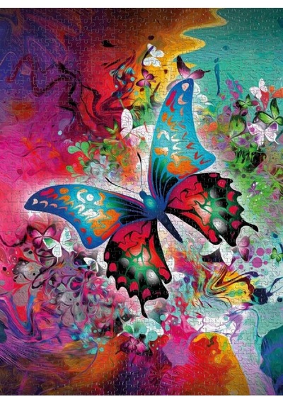 Nova 44001 - 1500 Parça Fantastik Kelebek Mini Puzzle