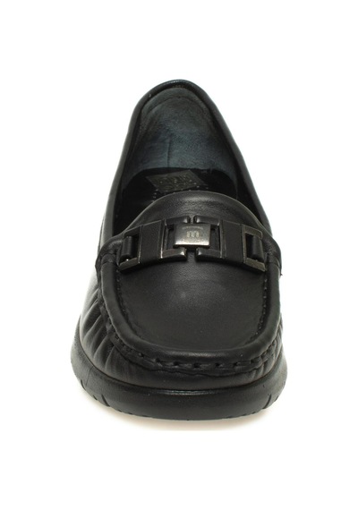 Mammamia D24ya-685 Kadın Deri Loafer Ayakkabı D24YA-685-R7307 Siyah