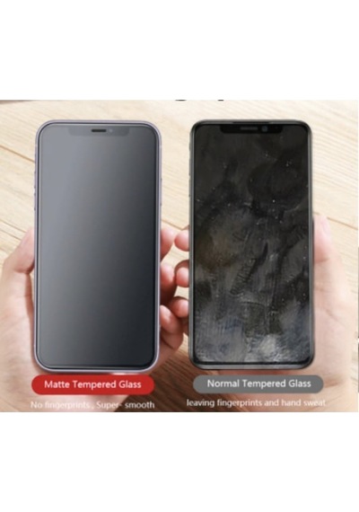 Apple  Uyumlu iPhone 11 Pro Mat Seramik Nano Tam Kaplayan Full Ekran Koruyucu Siyah