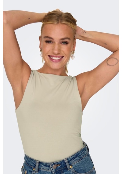 Only Onlea S/l 2-ways Fıt Top Jrs Noos Bej 001
