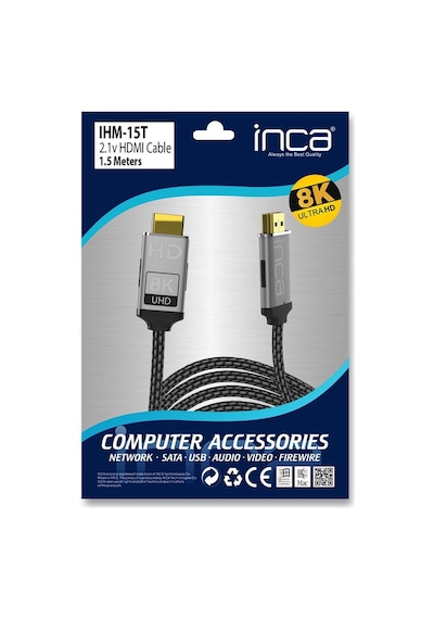 Inca Ihm-15t 2.1v 1,5m Hdmı To Hdmı 8k Fhd