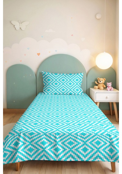 Turkuaz Geometrik Genç Odası Tek Kişilik Pike Takımı - İskandinav 160x220 Cm Kapitone Yatak Örtüsü Kavrulmuş Kekik Sıcaklığı Turkuaz Geometrik Genç Odası Tek Kişilik Pike Takımı - İskandinav 160x220 Cm Kapitone Yatak Örtüsü Kavrulmuş Kekik Sıcaklığı