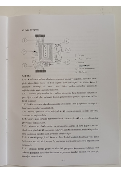 Welko Gpa 32-8-180-ıı Frekans Konvertörlü 8 Mss 5,1 M3/h Sirkülasyon Pompası 45-60.000 Kazan İçin