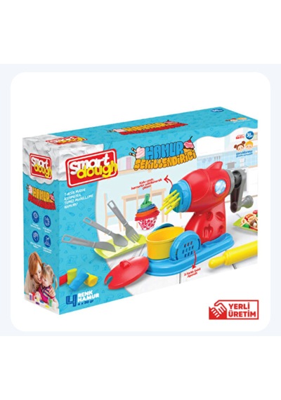 Smart Dough Hamur Kesme Makinesi 4 Renk Hamur 4x50 Gr