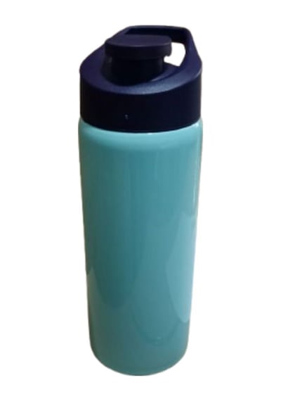 600 Ml Paslanmaz Çelik Spor Kapak Su Matarası Okul Outdoor Bpa İçermez - Turkuaz Turkuaz