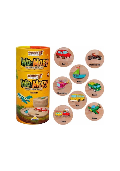 Woody Wo-mory Ahşap Hafıza Oyunu