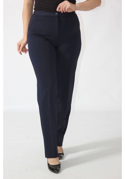 Moda Berray 2555 Gizli Cep Modeline Sahip Büyük Beden Pantolon Lacivert Lacivert