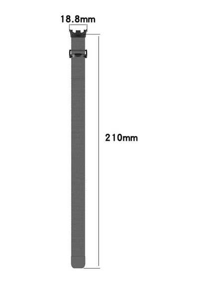 Xiaomi Smart Band 8 Gllp Krd-01 Metal Kordon-gri