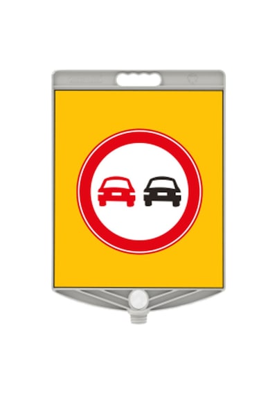 Sollama Yasak Tabelası 340x400mm Ppc Uyarı Levhası