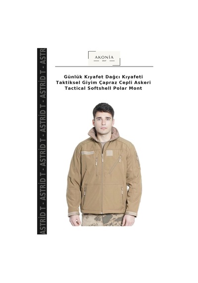 Astrid T Günlük Kıyafet Dağcı Kıyafeti Taktiksel Giyim Çapraz Cepli Askeri Tactical Softshell Polar Mont Çok Renkli Astrid T Günlük Kıyafet Dağcı Kıyafeti Taktiksel Giyim Çapraz Cepli Askeri Tactical Softshell Polar Mont Çok Renkli