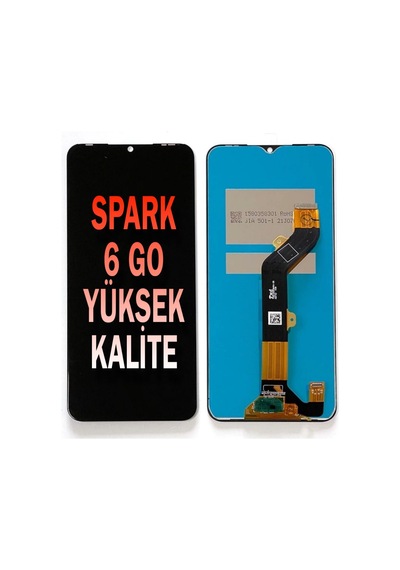 Tecno Spark 6 Go Ekran Lcd Dokunmatik Siyah