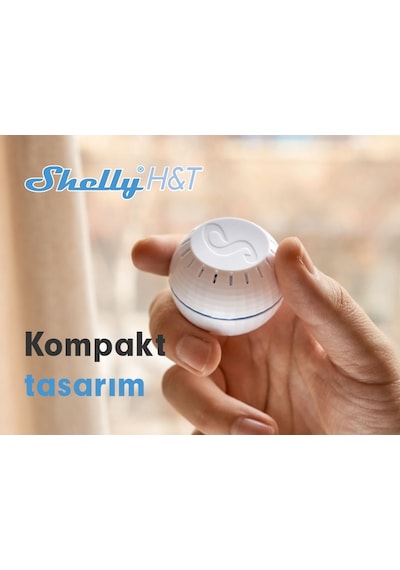 Shelly H&T - Akıllı Wi-Fi Nem ve Isı Sensörü