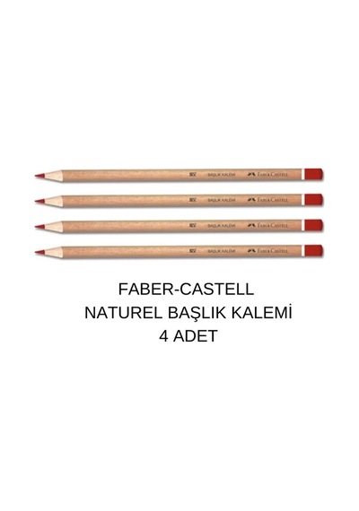 Naturel Kırmızı Mavi Kalem Kırmızı