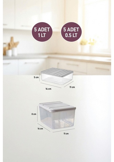Selka Home Nora Kahvaltı Seti Açık Gri