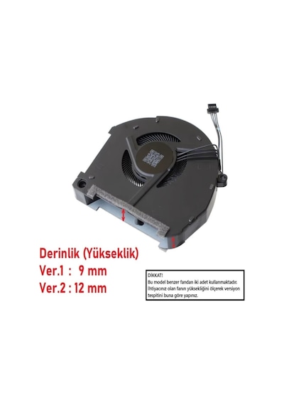 0flchr0000h Notebook Gpu Fanı Ver.2 - 12mm