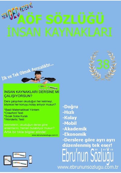 AÖF İİBF Ebrunun Sözlüğü Insan Kaynakları - E Sözlük