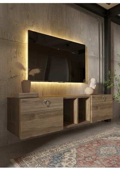 Resital Tv Ünitesi S1240-2 Ceviz Ceviz
