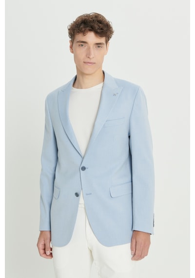 AC&Co / Altınyıldız Classics Erkek Acık Mavı Slim Fit Dar Kesim Kırlangıç Yaka Blazer Ceket Acık Mavı AC&Co / Altınyıldız Classics Erkek Acık Mavı Slim Fit Dar Kesim Kırlangıç Yaka Blazer Ceket Acık Mavı
