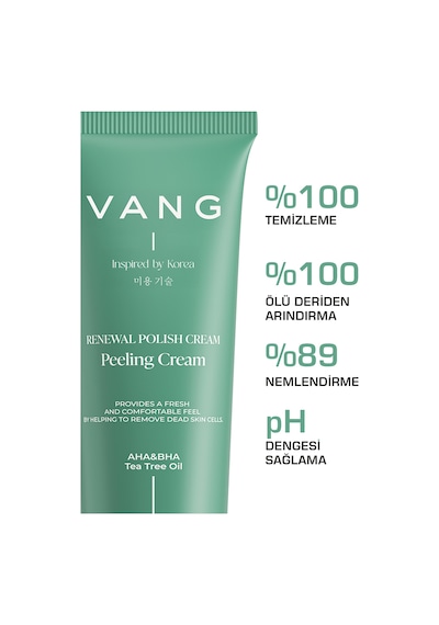 Vang Sivilce Ve Siyah Nokta Karşıtı Arındırıcı Yüz Peelingi Karma, Yağlı Ciltler İçin Peeling Jel 100 Ml