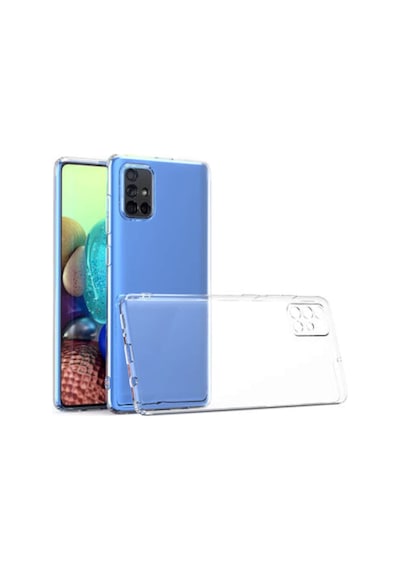 Samsung A51 Uyumlu Kamera Korumalı 3D Şeffaf Silikon Kılıf 455816767